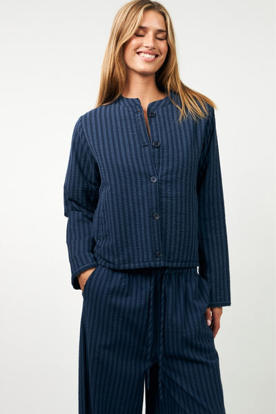 EmiliaLL Jacket LS 80 Stripe - 25442-6010 Thumbnail