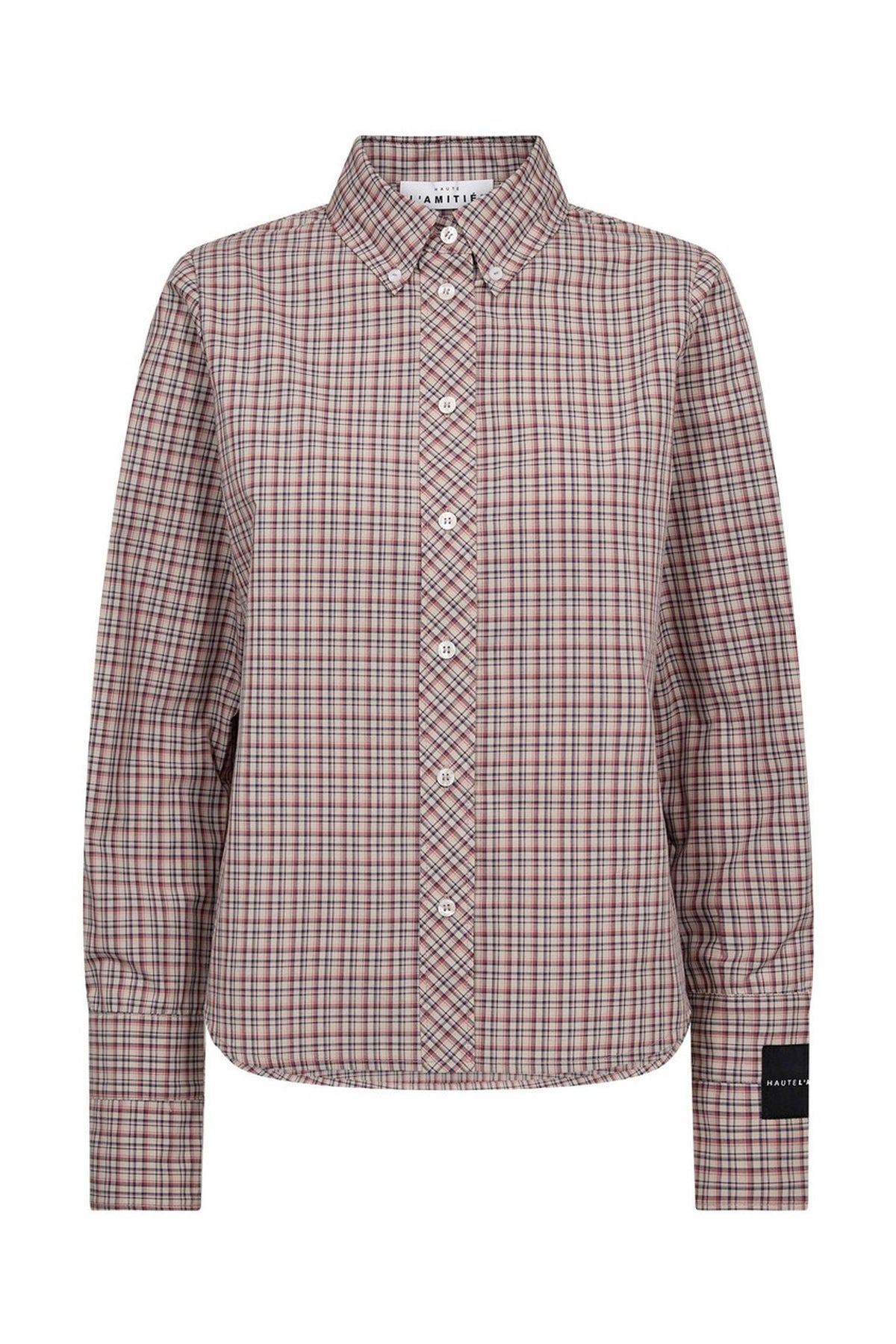Emilie Check Shirt Iced Rose - HL10747