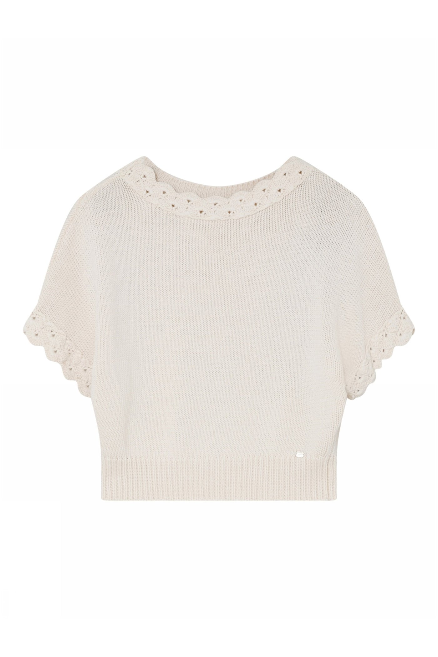 Emmali, knit cape 1010-Off White - 61405/3795
