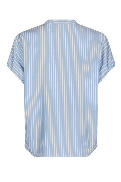 Englana Stripe Blouse Light Blue - 166460 Thumbnail