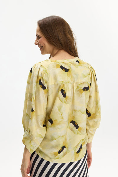 Enola blouse Butter yellow - 17053 Thumbnail