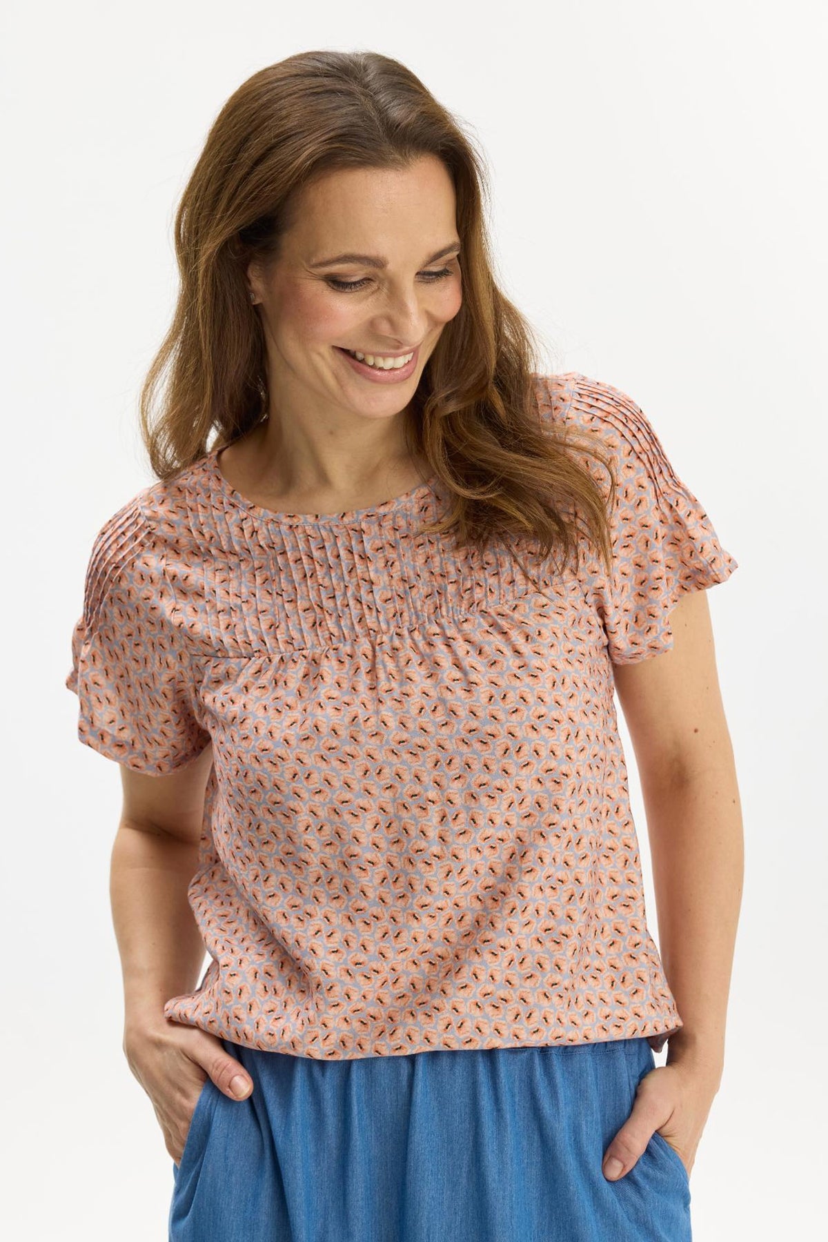 Enola blouse Blue - 17057