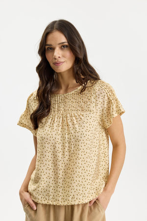 Enola blouse Butter yellow - 17057