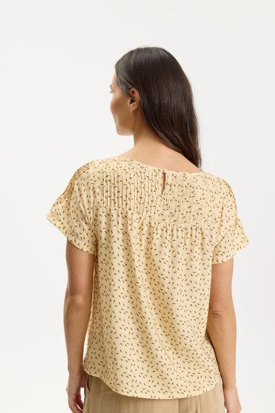 Enola blouse Butter yellow - 17057 Thumbnail