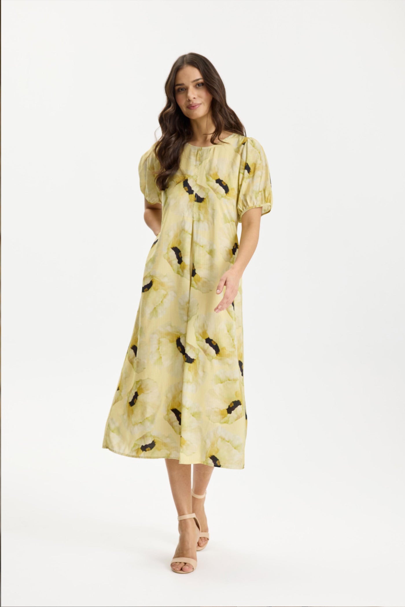Enola dress Butter yellow - 17055