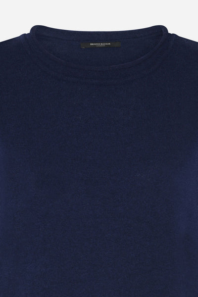 ChalinaBBAndra knit DARK BLUE - BBW4837 Thumbnail