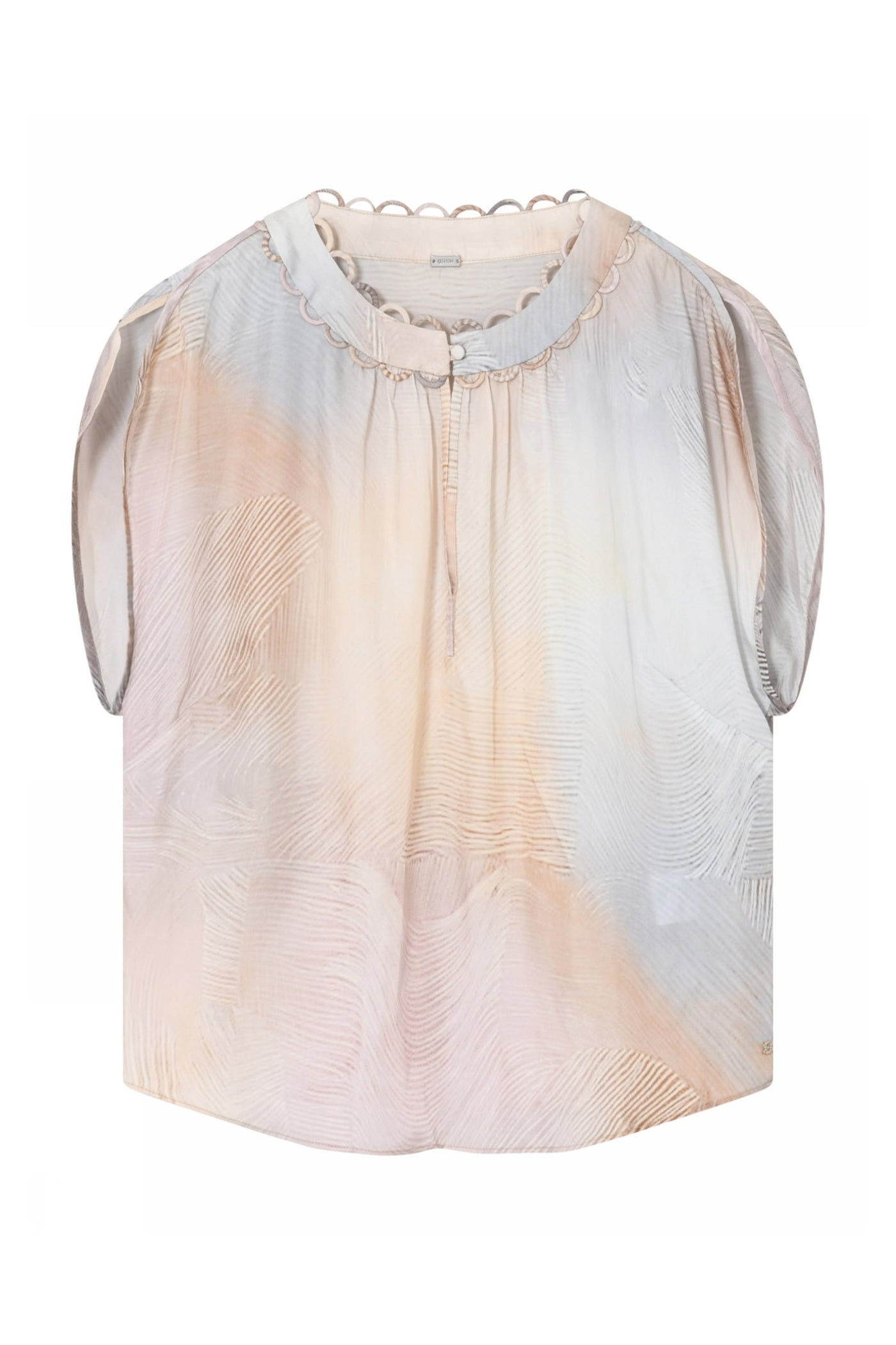 Erika, blouse 82037-Sand/Black - 61605/7355