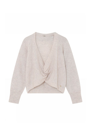 Drea, draped knit 91193-Pale Sand - 62415/3615