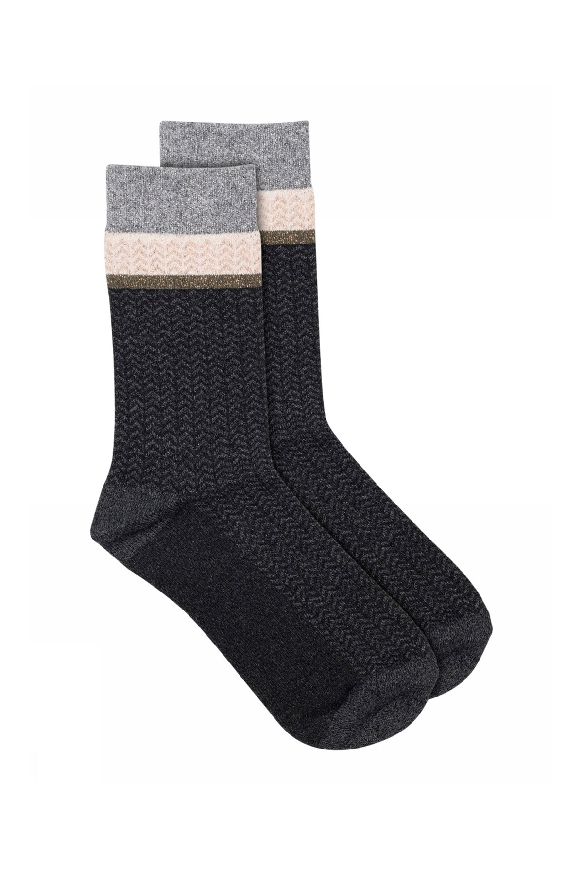 Kaila, socks 91990-Dull Black - 62904/4050