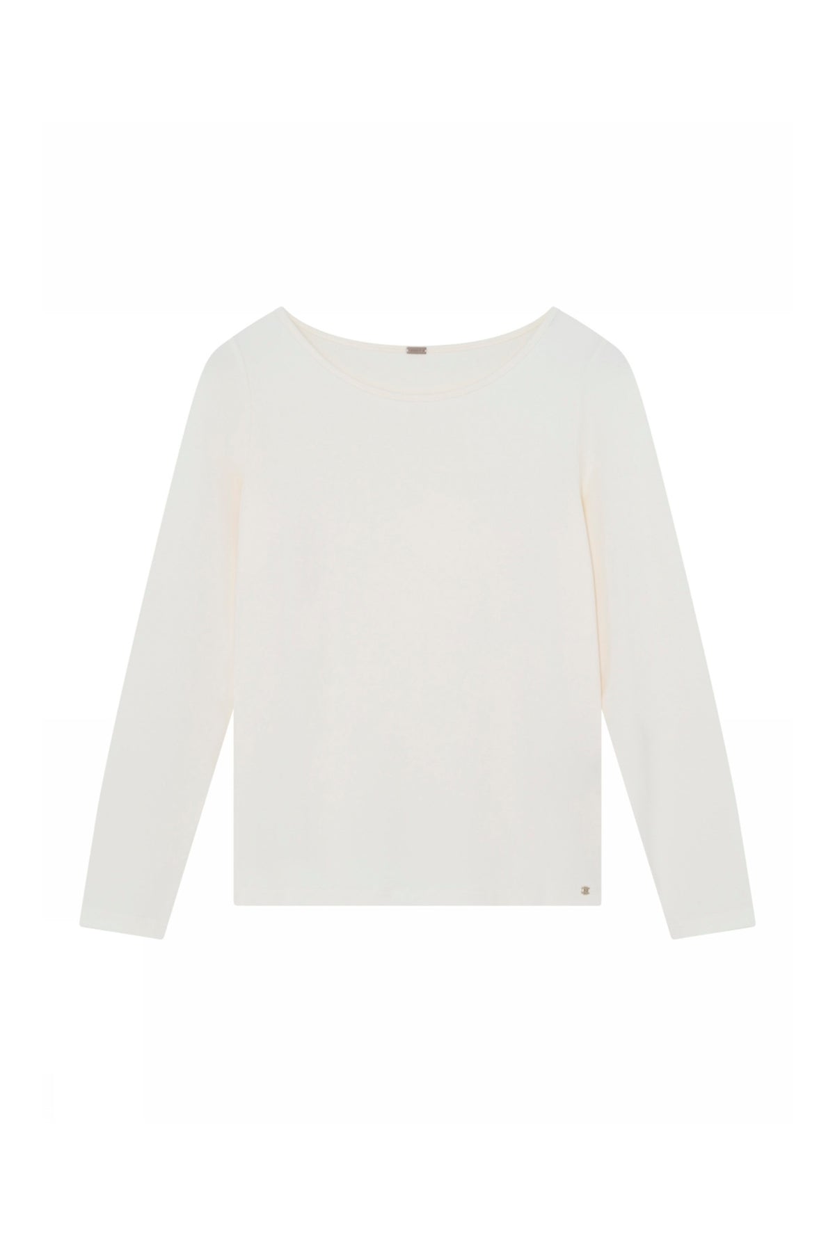 Jill, L/S slim t-shirt 1010-Off White - 62714/1567