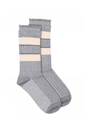 Kaila, socks 91600-LightGrey - 62905/4050
