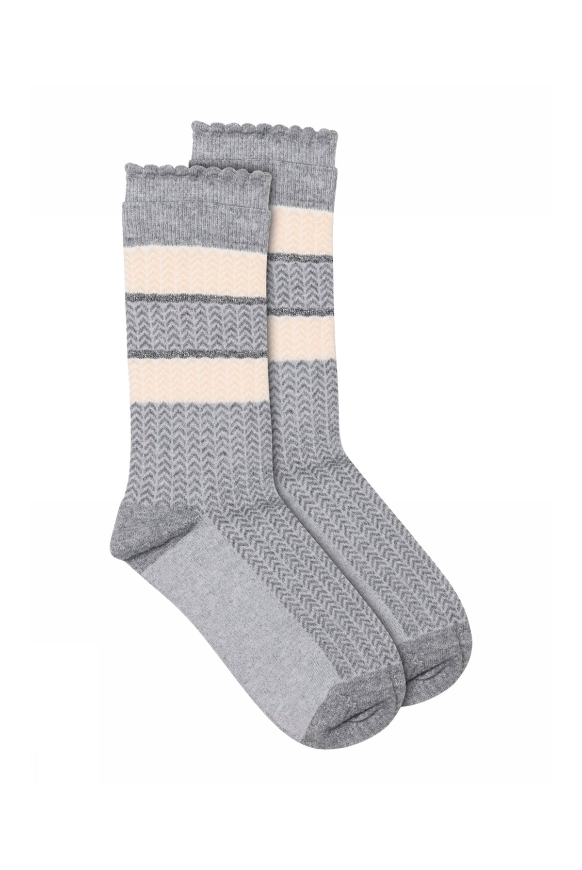 Kaila, socks 91600-LightGrey - 62905/4050