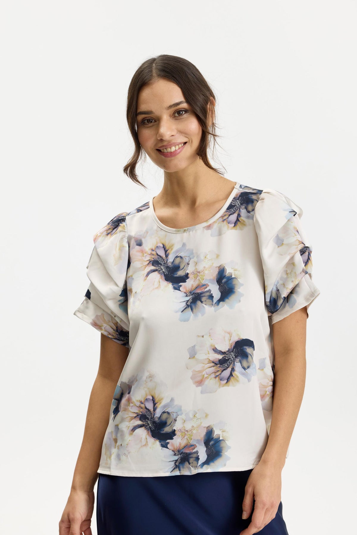 Estella blouse CHAMPAGNE - 17037