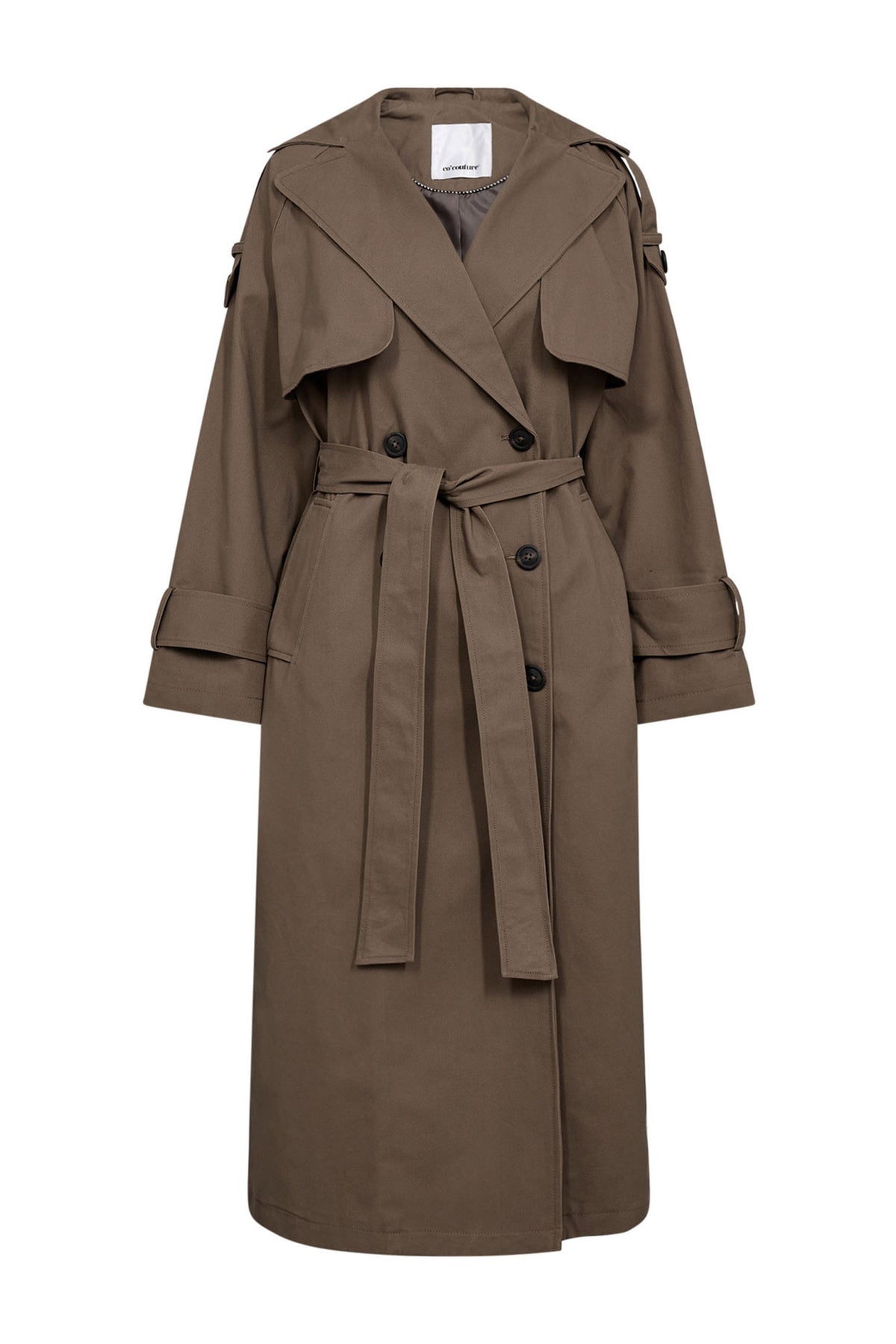 EthanCC Trench Coat 154-Walnut - 40016