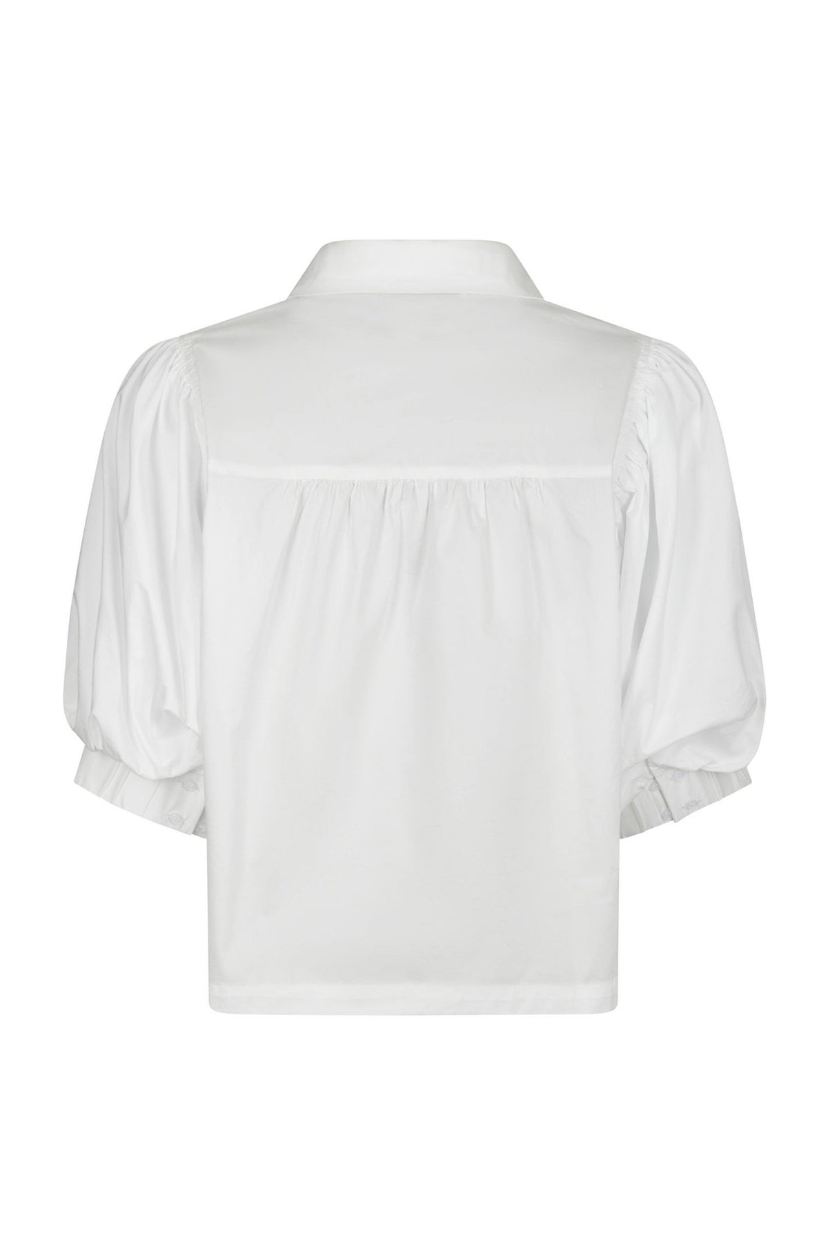Etta Poplin Shirt White - 168089