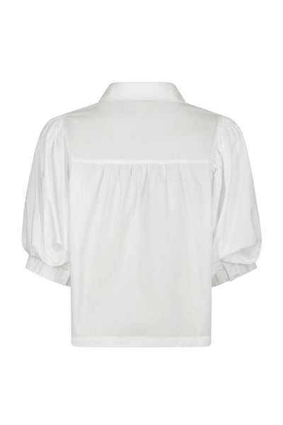 Etta Poplin Shirt White - 168089 Thumbnail