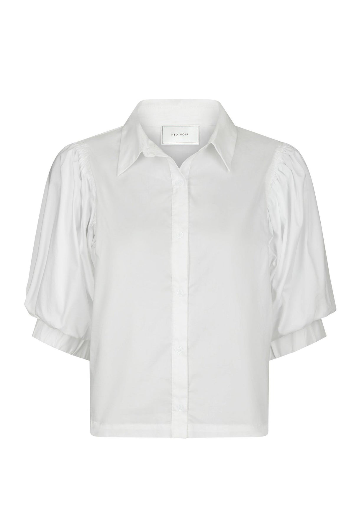 Etta Poplin Shirt White - 168089