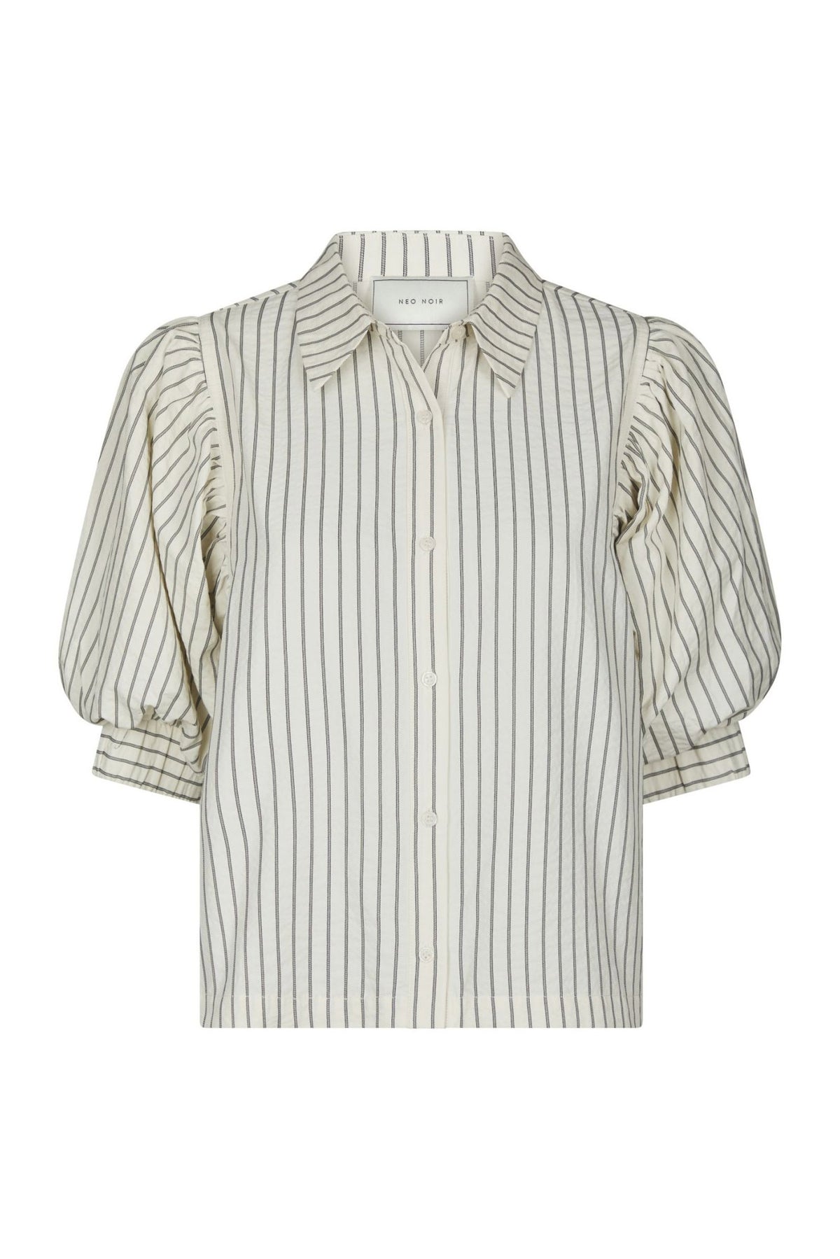 Etta Slim Stripe Shirt OFF WHITE - 168663