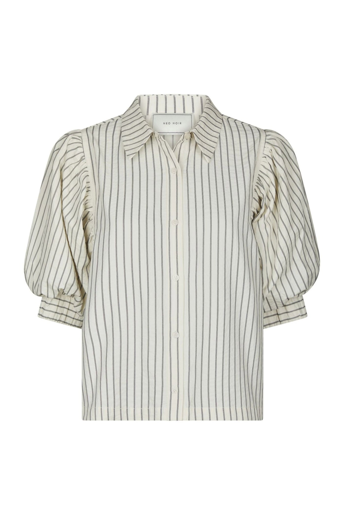 Etta Slim Stripe Shirt OFF WHITE - 168663