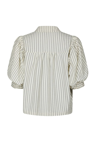 Etta Slim Stripe Shirt OFF WHITE - 168663 Thumbnail