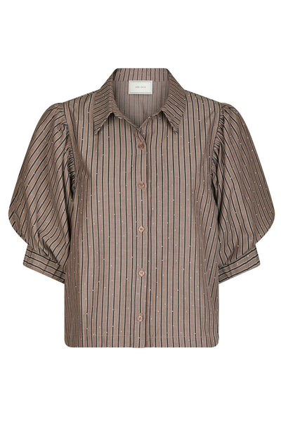 Etta Soft Stripe Brown - 166416 Thumbnail