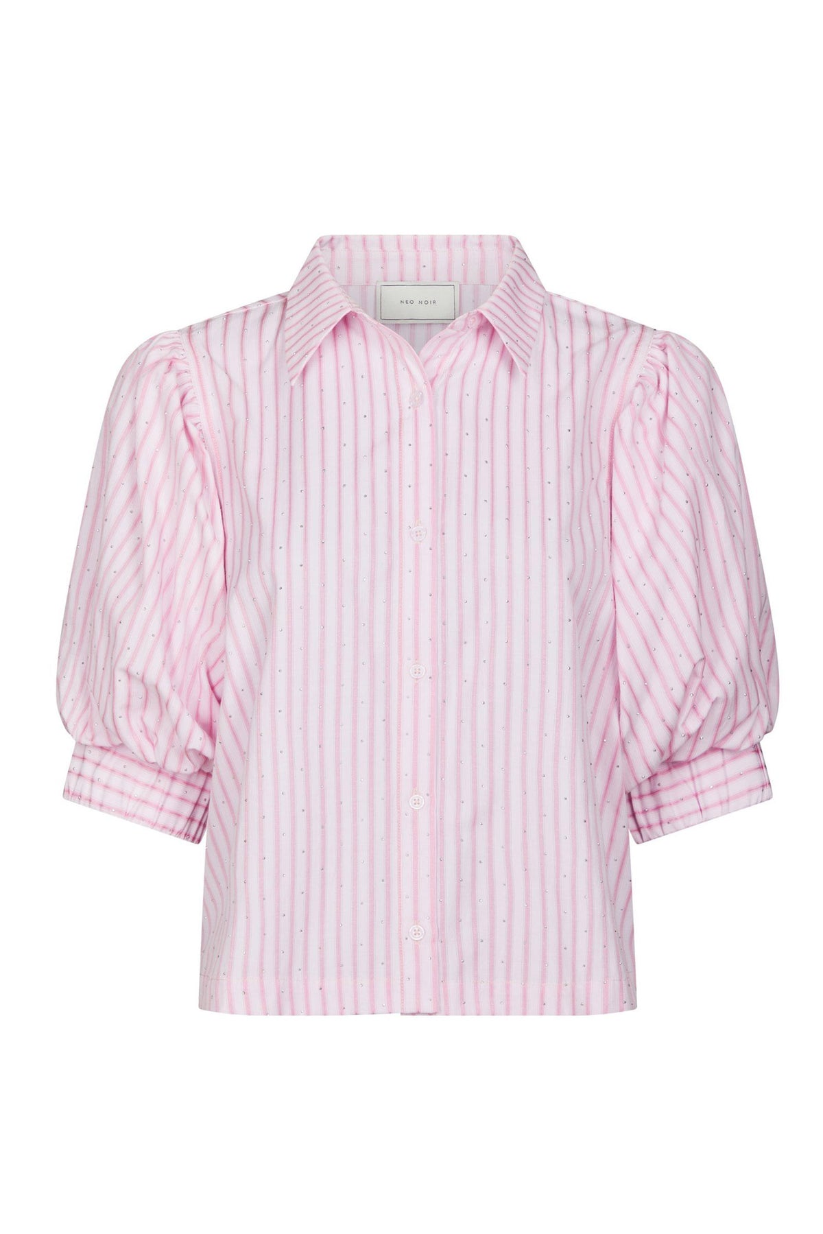 Etta Soft Stripe Stone Shirt LIGHT PINK - 166416
