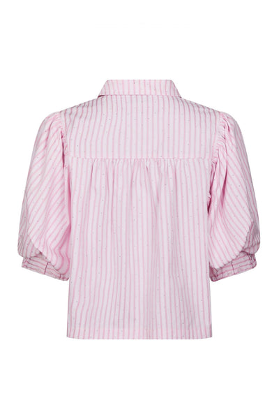 Etta Soft Stripe Stone Shirt LIGHT PINK - 166416 Thumbnail