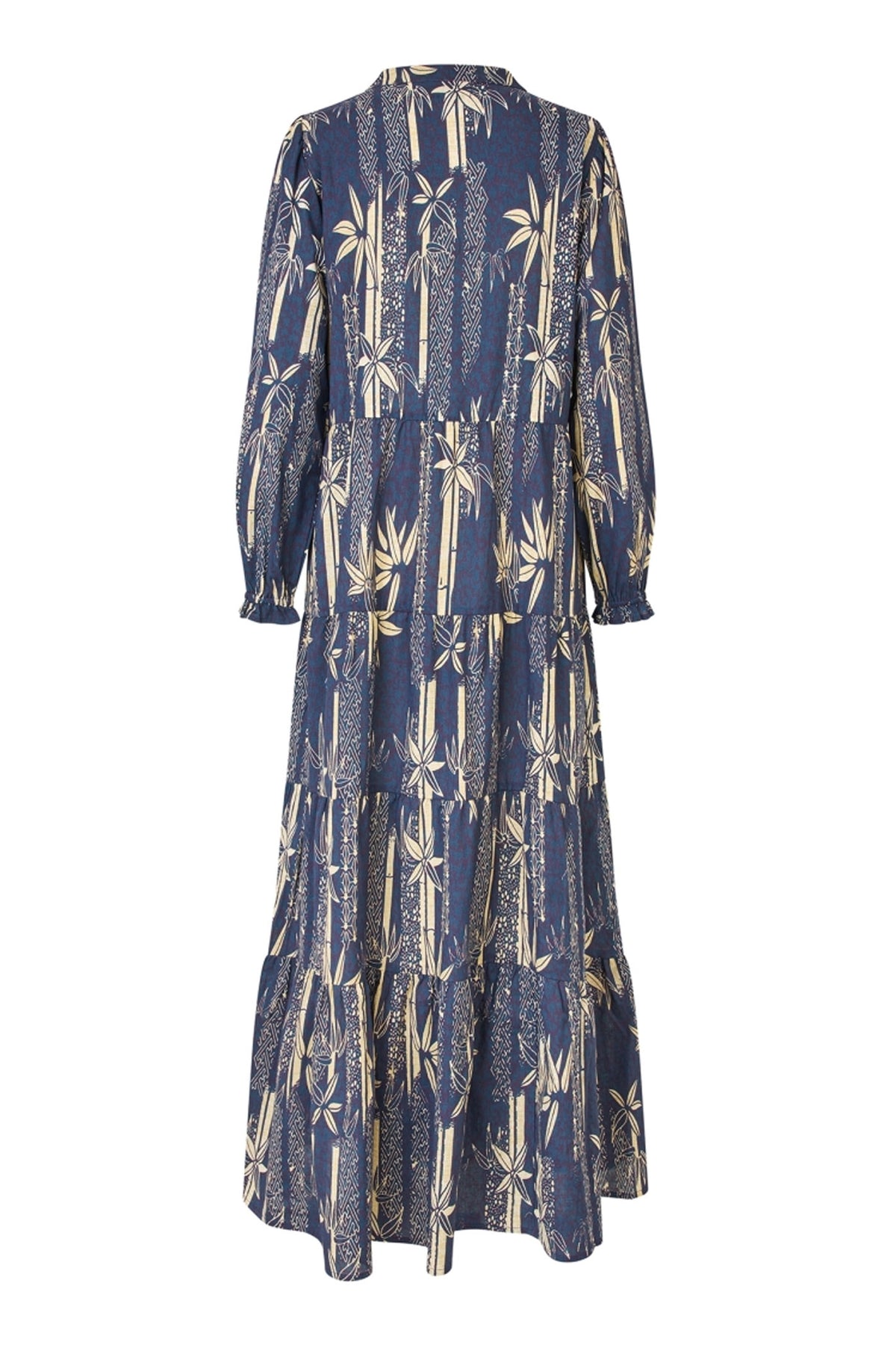 EvelynLL Maxi Dress LS 23 Dark Blue - 25440-3010