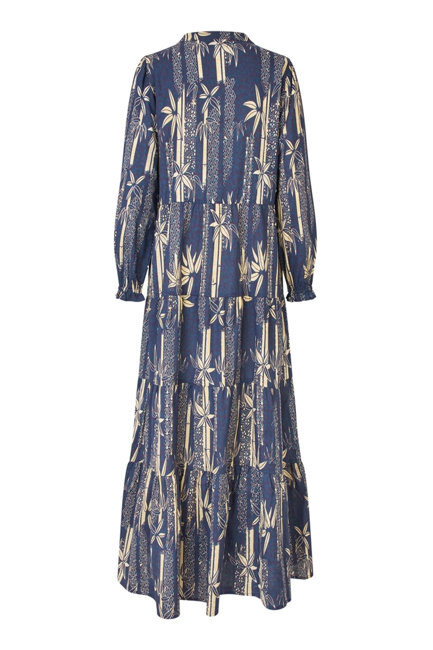 EvelynLL Maxi Dress LS 23 Dark Blue - 25440-3010