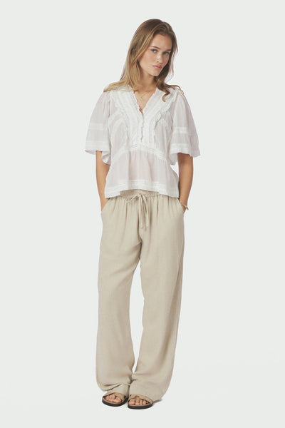 Evienne S Voile Top White - 161856 Thumbnail