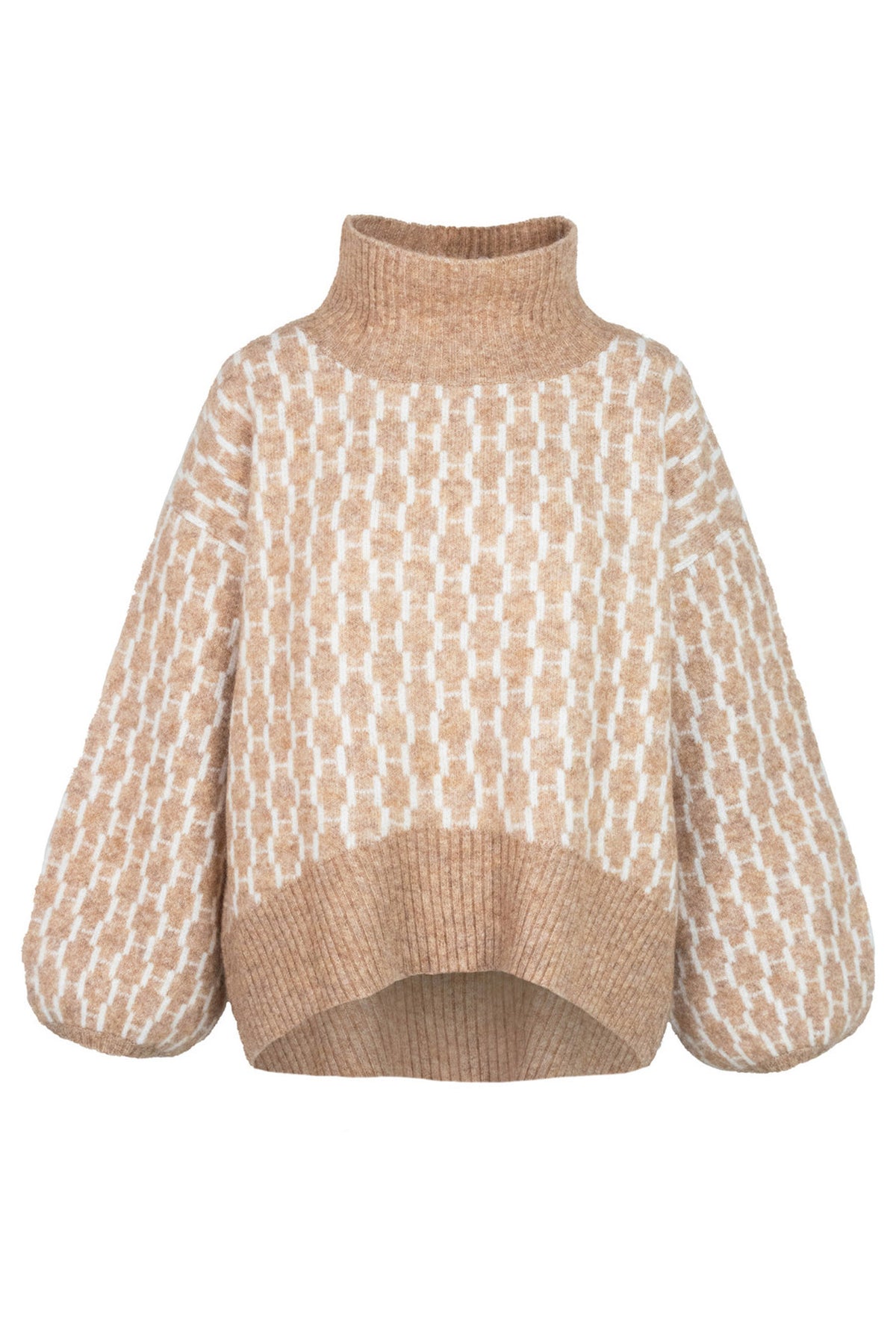 FAM New Pattern 6513 Light Brown Melange - 2610120659