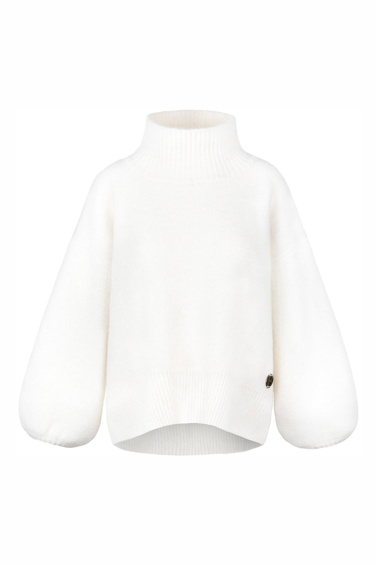 FAM Patch Short Sweater 0003 White Alyssum - 2610120660