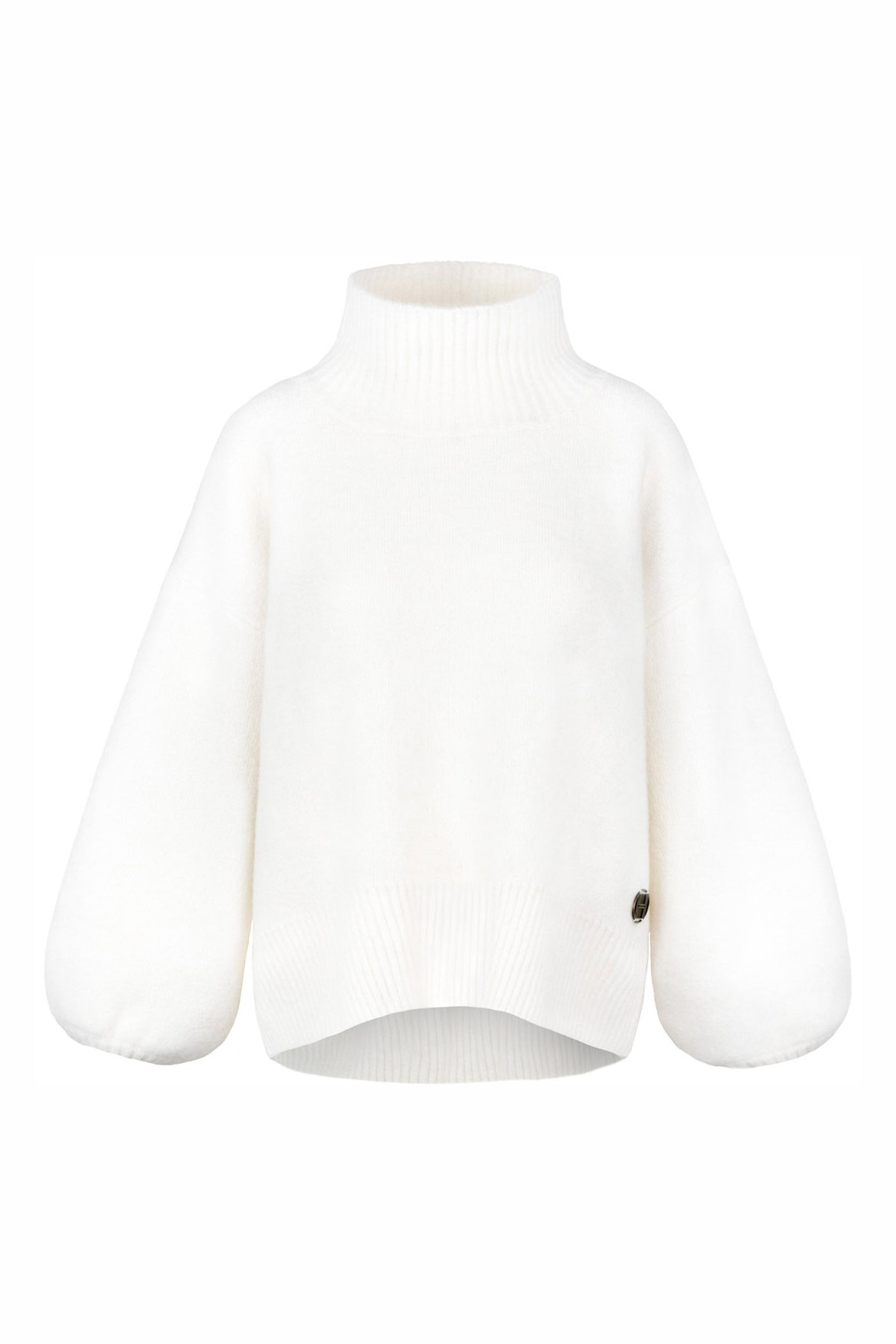 FAM Patch Short Sweater 0003 White Alyssum - 2610120660