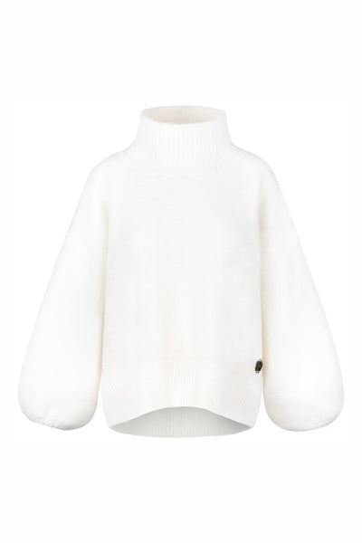 FAM Patch Short Sweater 0003 White Alyssum - 2610120660 Thumbnail