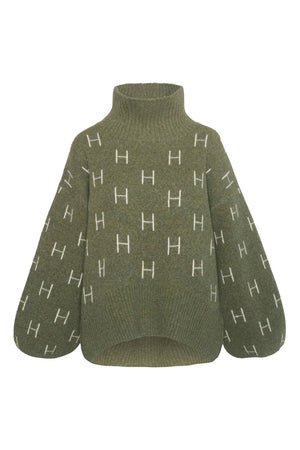 FAM Short Sweater 3000 Winter Moss - 2530120425