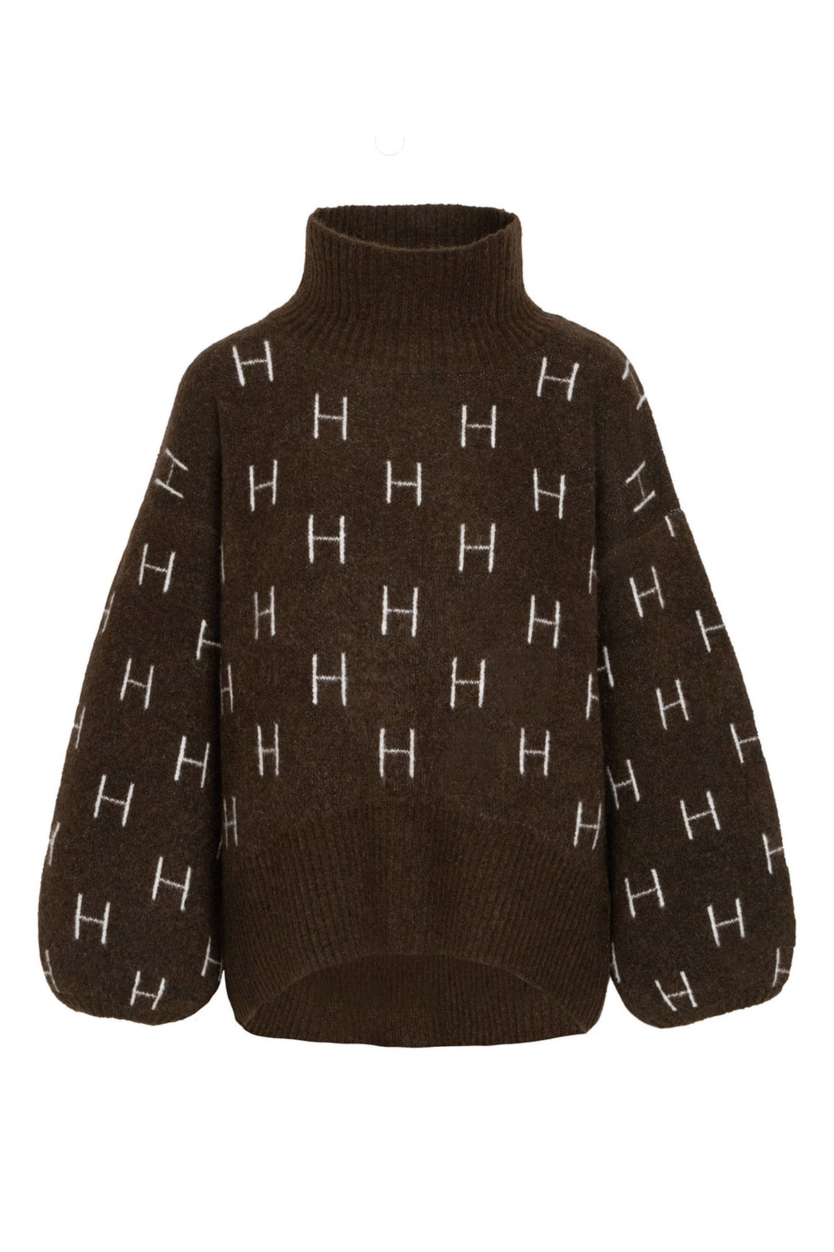 FAM Short Sweater 6002 Dark Earth - 2540120803