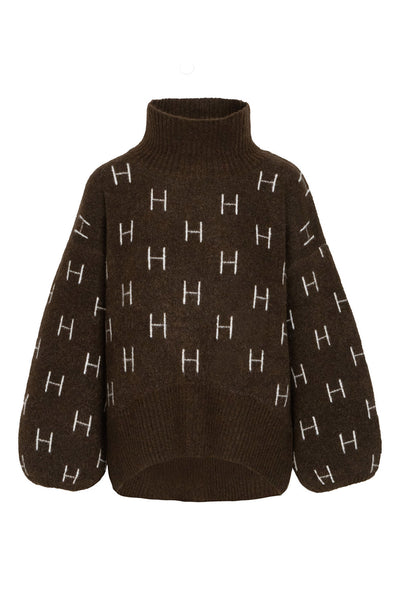 FAM Short Sweater 6002 Dark Earth - 2540120803 Thumbnail