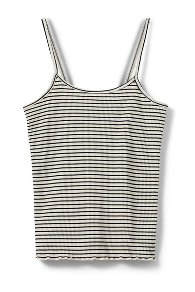 FAUNASW TOP 0140 Off White Striped - SNOS591 Thumbnail