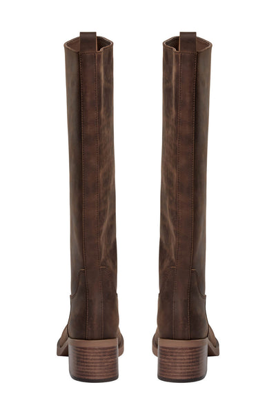 FILLIASW KNEE HIGH BOOT 7017 Dark brown - T496 Thumbnail