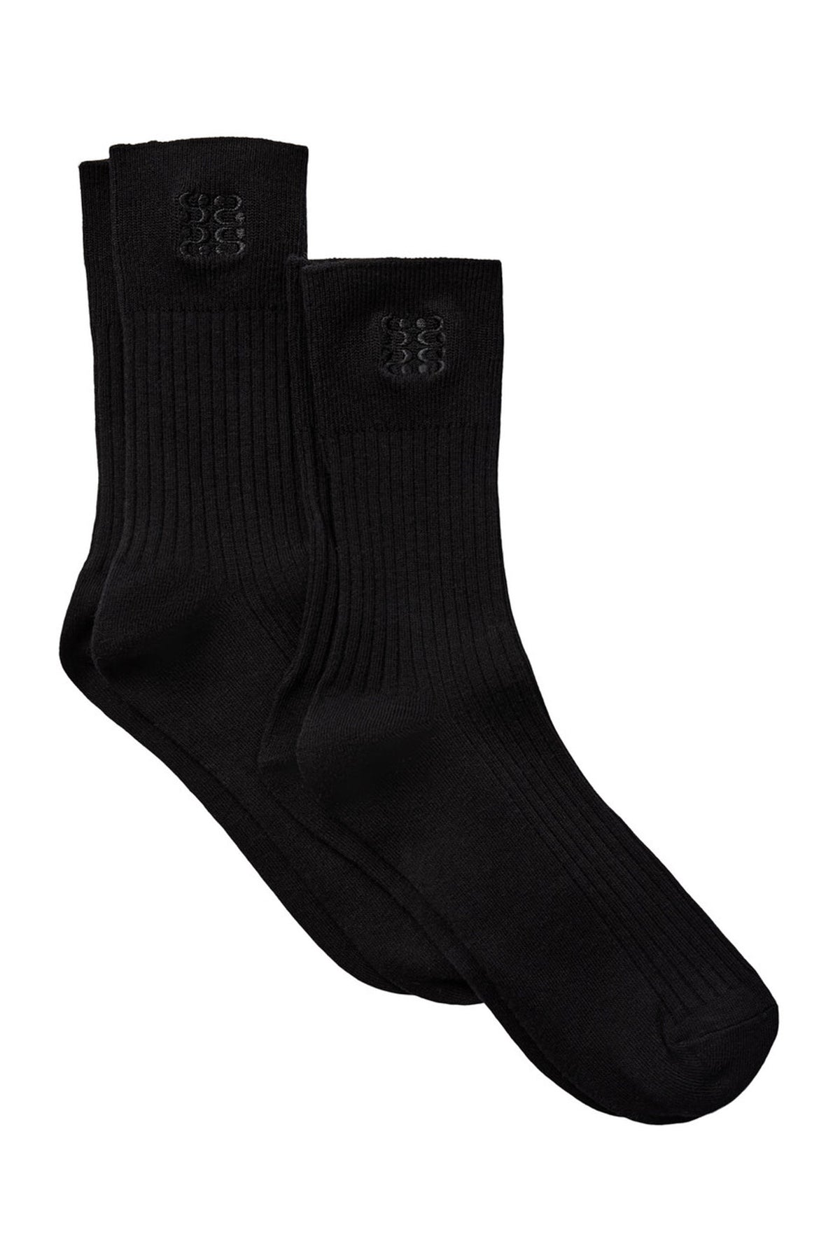 FILLIPPASW ANKLE SOCK x 2 1000 Black - SNOS938