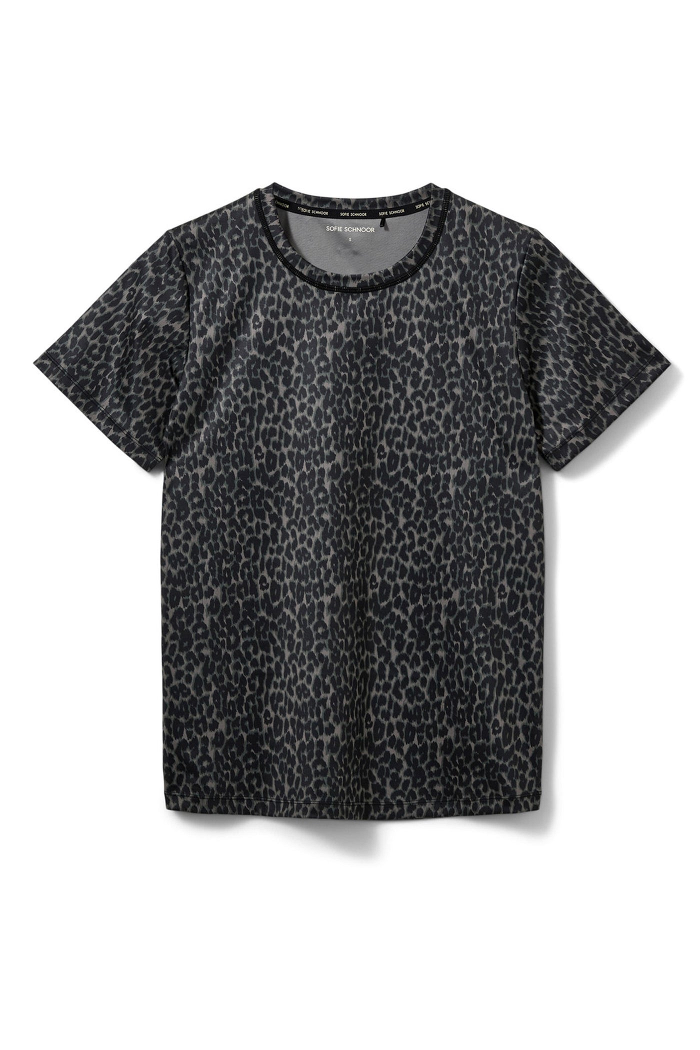 FIOLASPO T-SHIRT 9085 Grey leopard - SPO1014