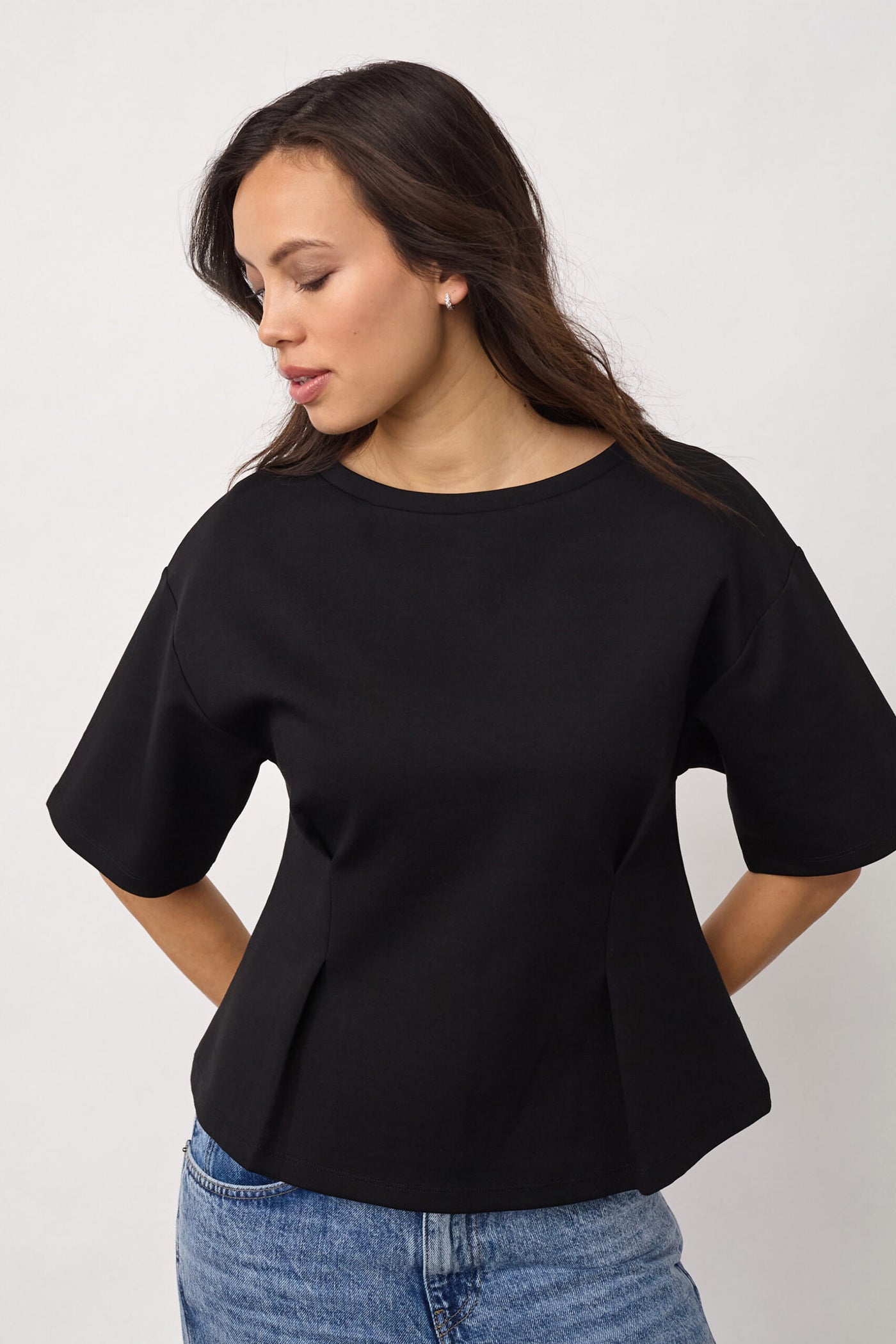 FaithCC O-neck Tee 65001-Black - 500244