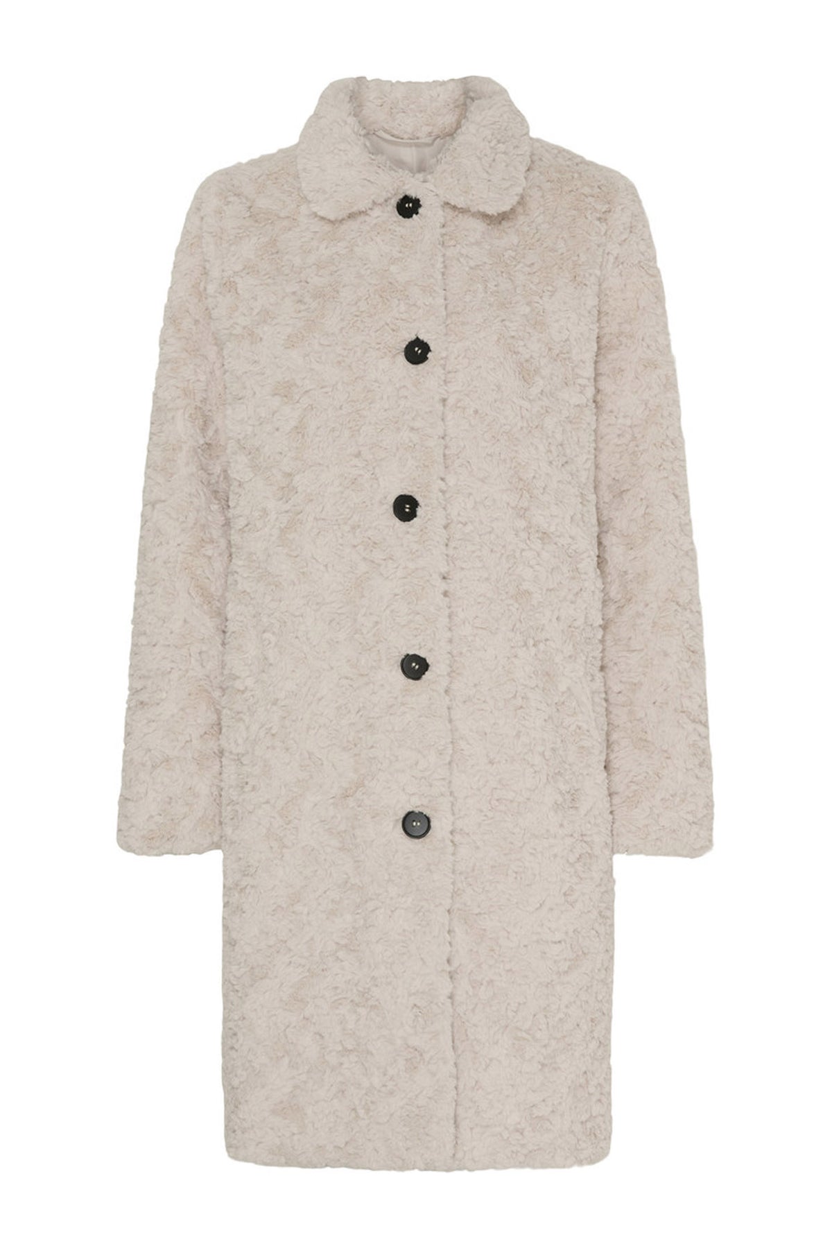 Fake Fur Jacket Beige - 40447