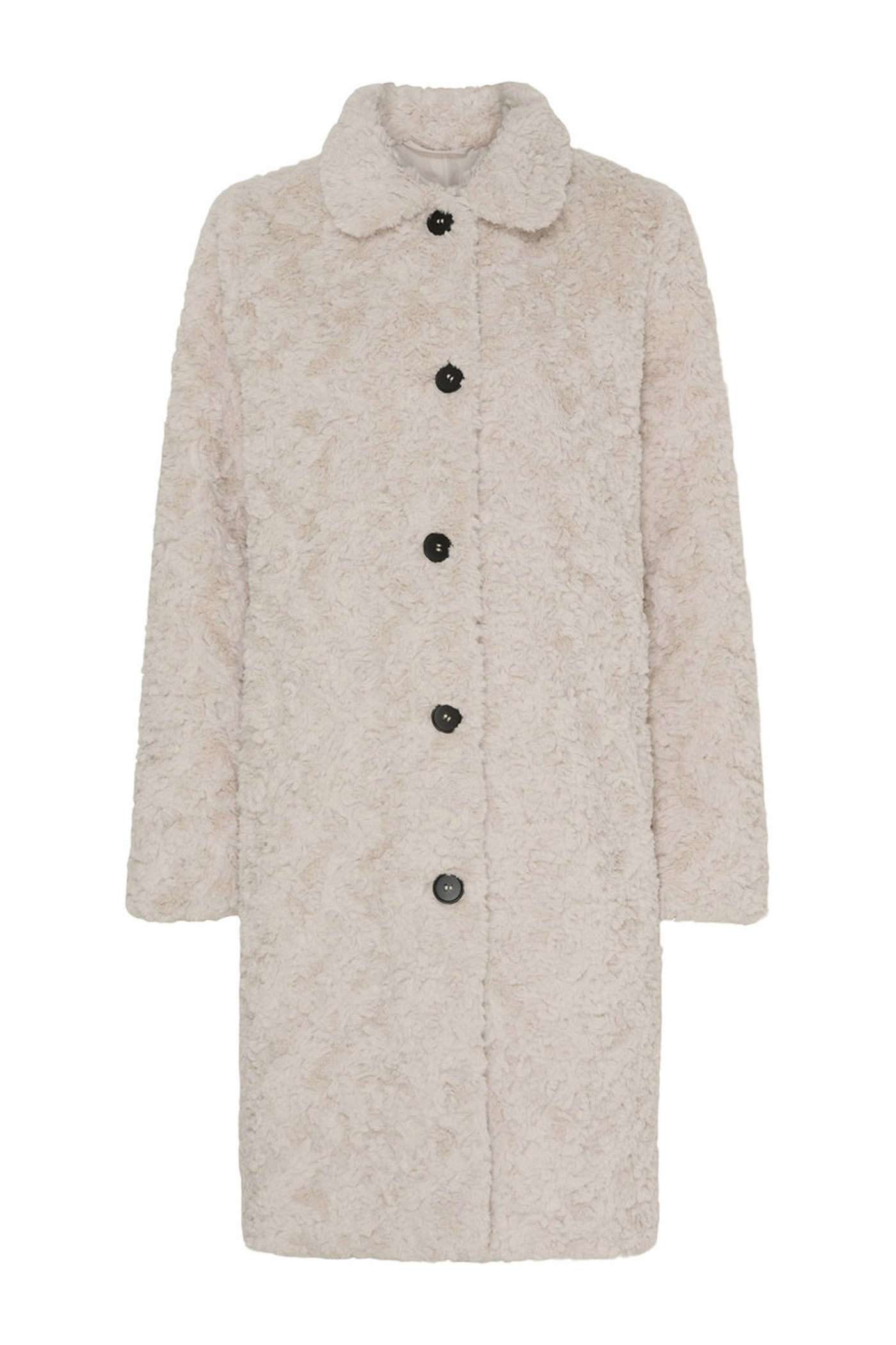 Fake Fur Jacket Beige - 40447