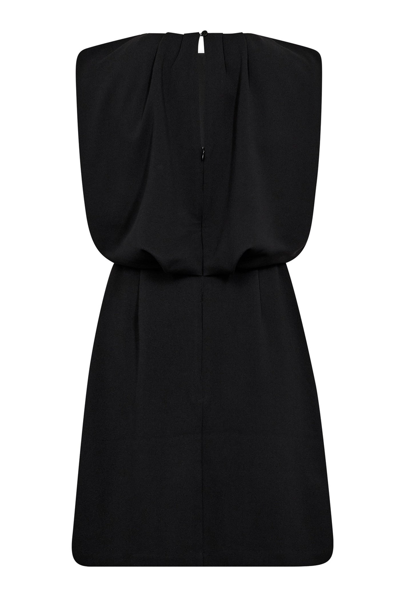 FalconCC Pleat Mini Dress 96-Black - 36566