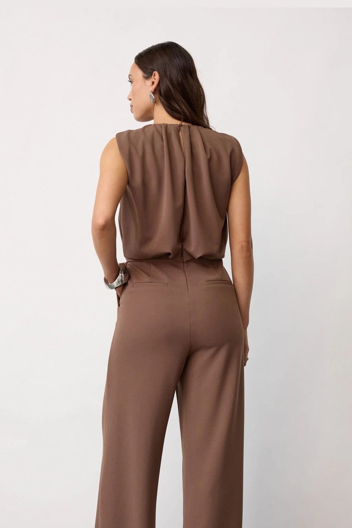 FalconCC Pleat LL Suit 154-Walnut - 31656