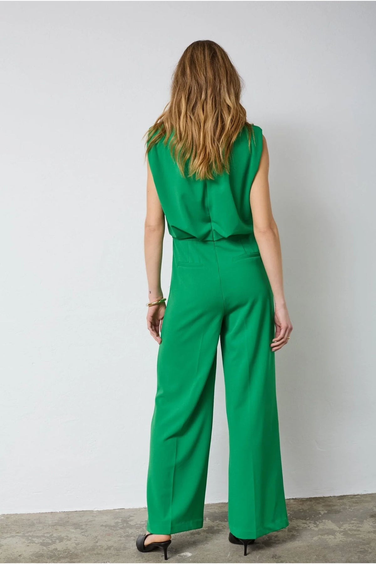 FalconCC Pleat Suit 34-Green - 31655