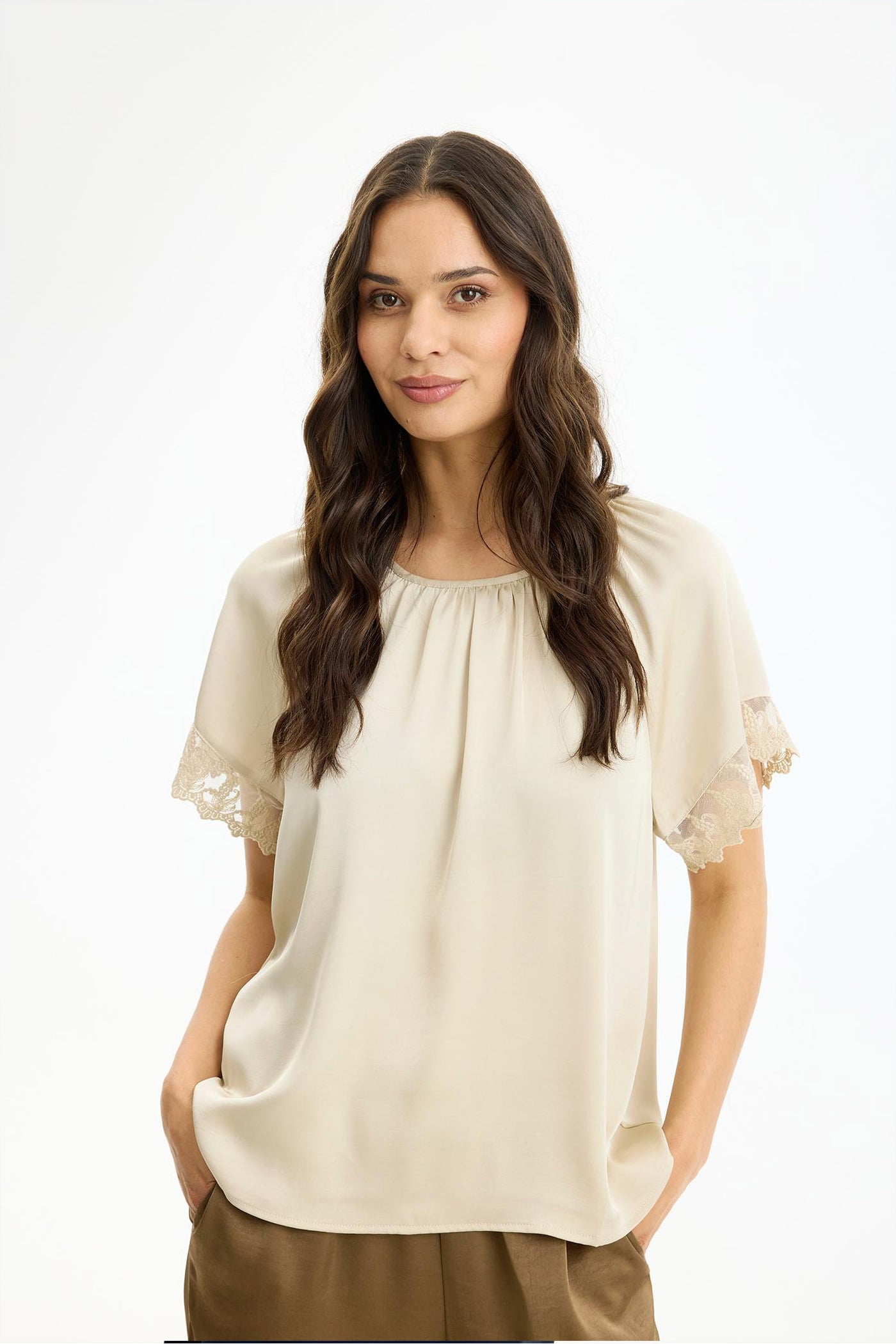 Faye blouse CHAMPAGNE - 17192