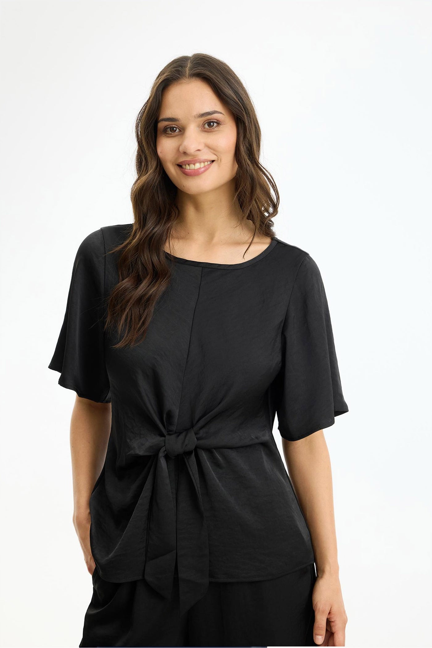 Faye blouse SORT - 17194
