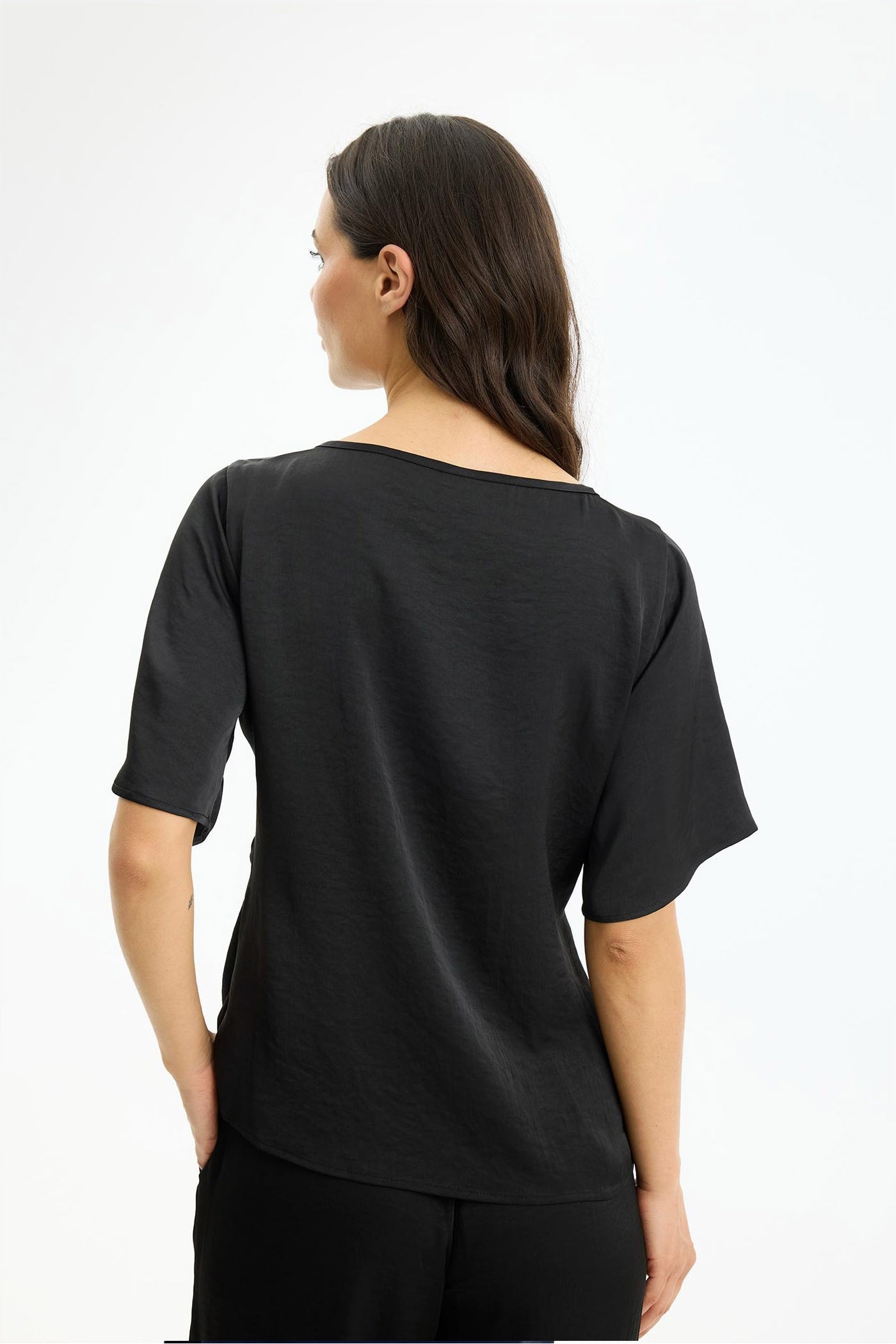 Faye blouse SORT - 17194